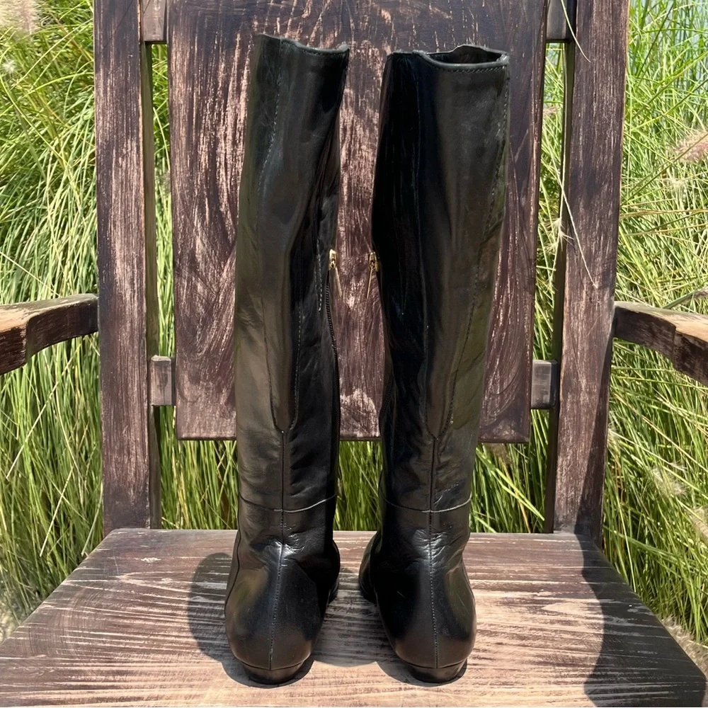 Jimmy Choo Black Over the Knee Boots